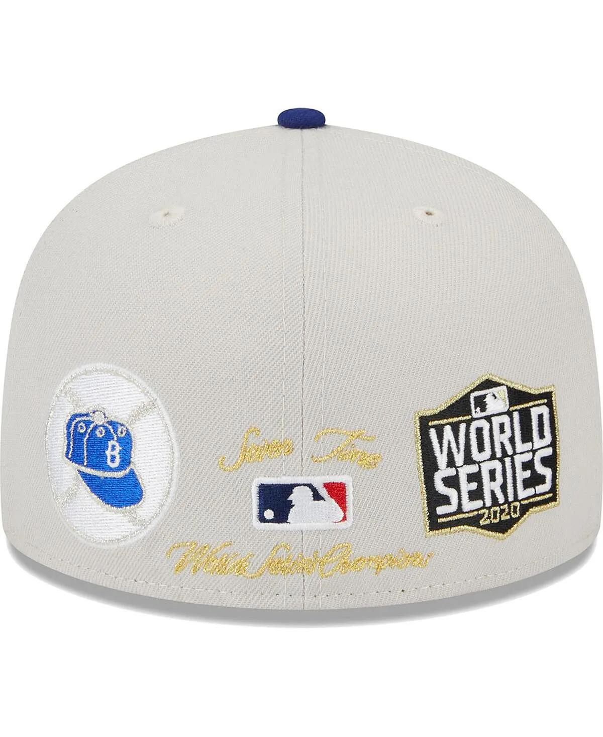 Men's Royal Los Angeles Dodgers World Class Gray Hat with Back Patch 59FIFTY. New Era