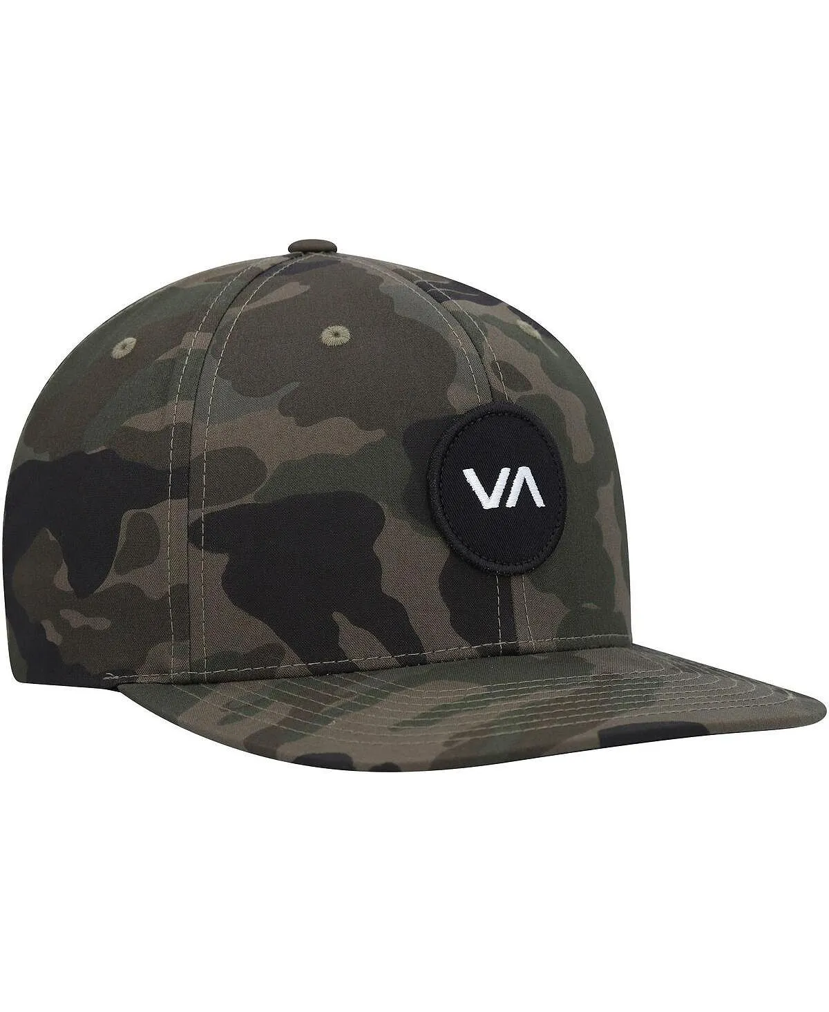 Men's Snapback Cap with Camouflage Patch VA RVCA