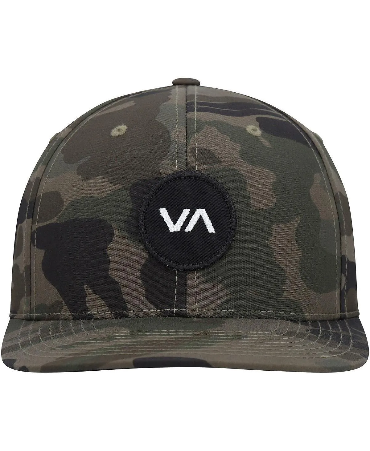 Men's Snapback Cap with Camouflage Patch VA RVCA