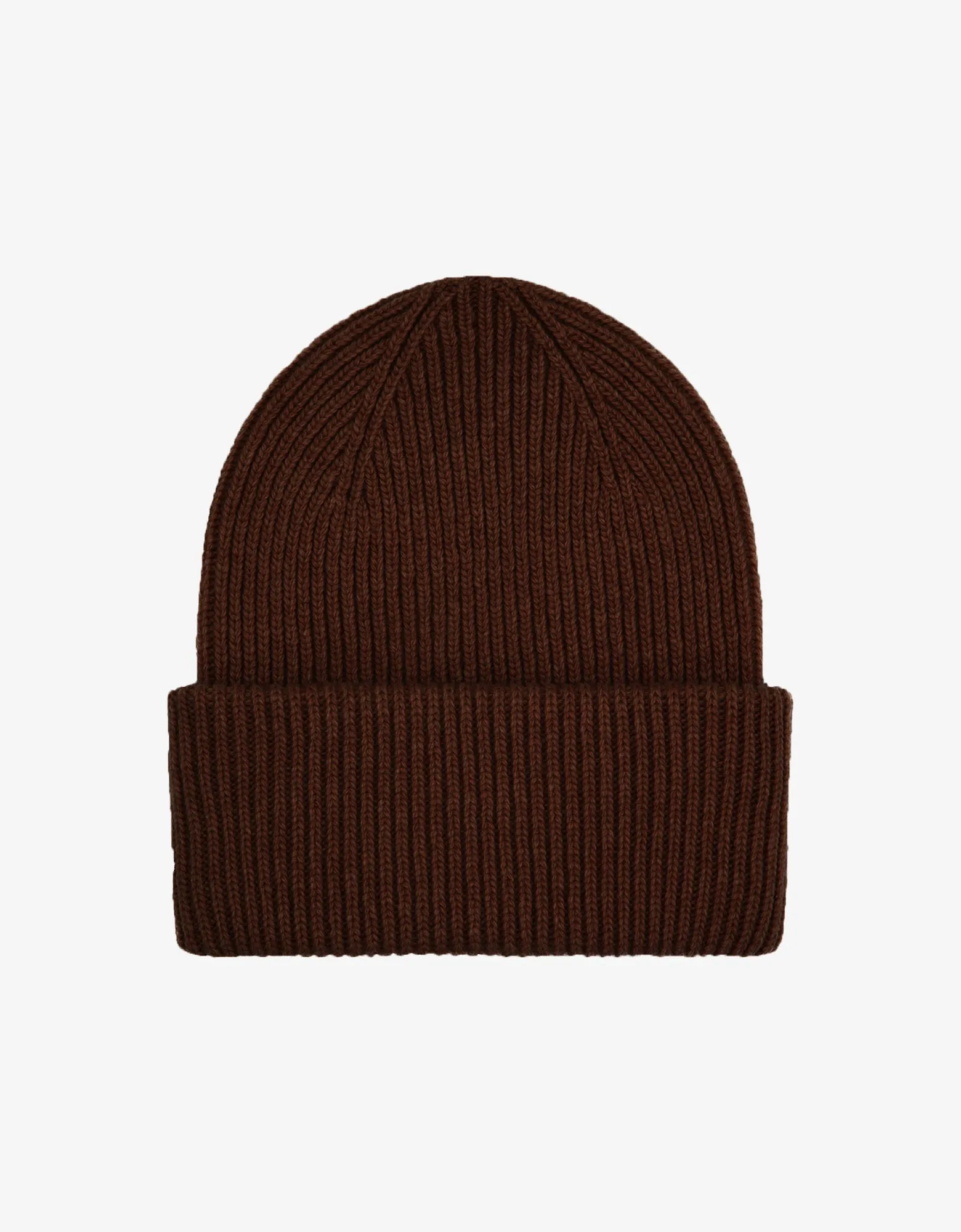 Merino Wool Hat - Coffee Brown