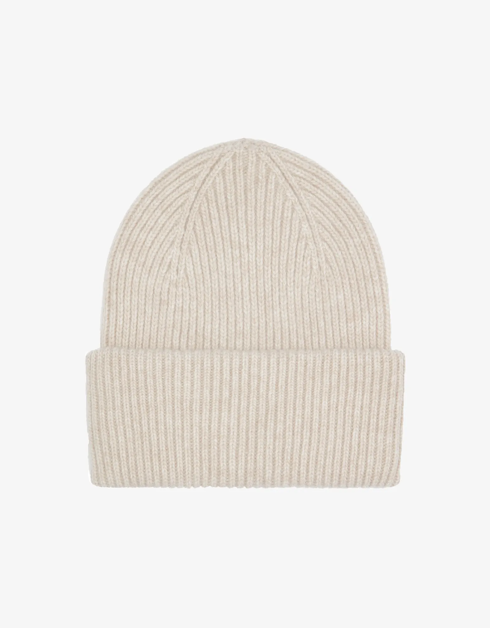 Merino Wool Hat - Ivory White