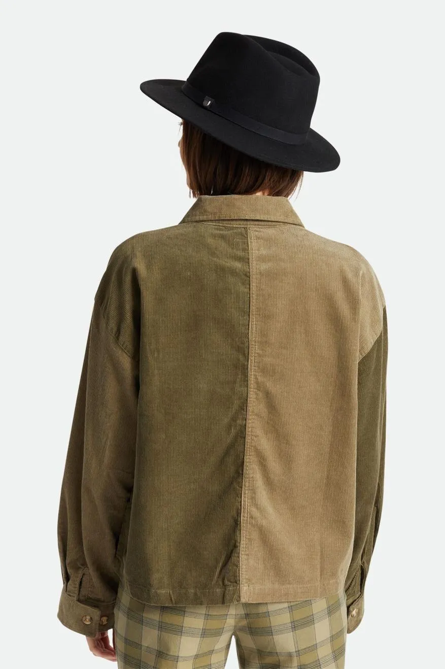 Messer Packable Fedora - Black/Black