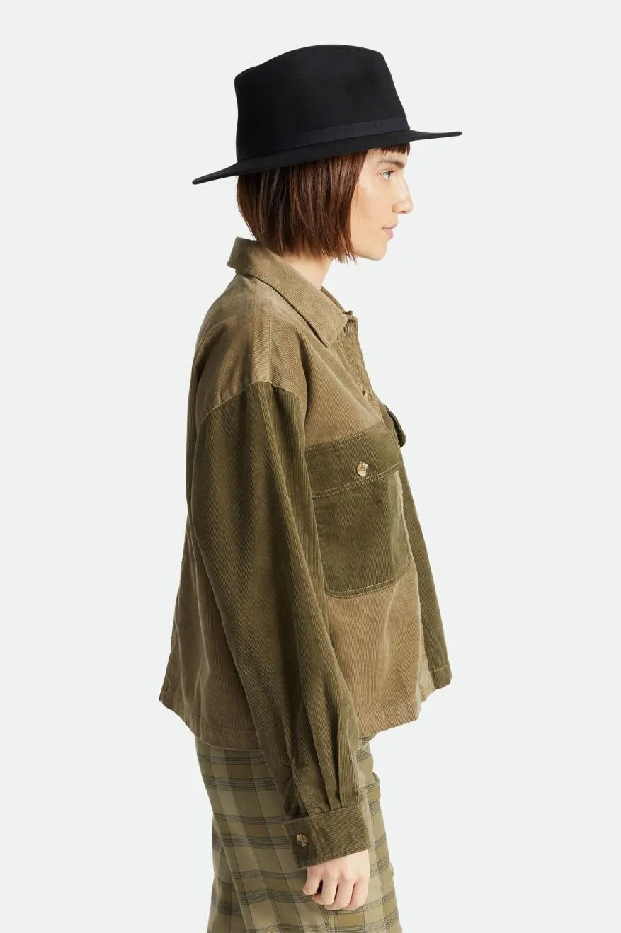 Messer Packable Fedora - Black/Black