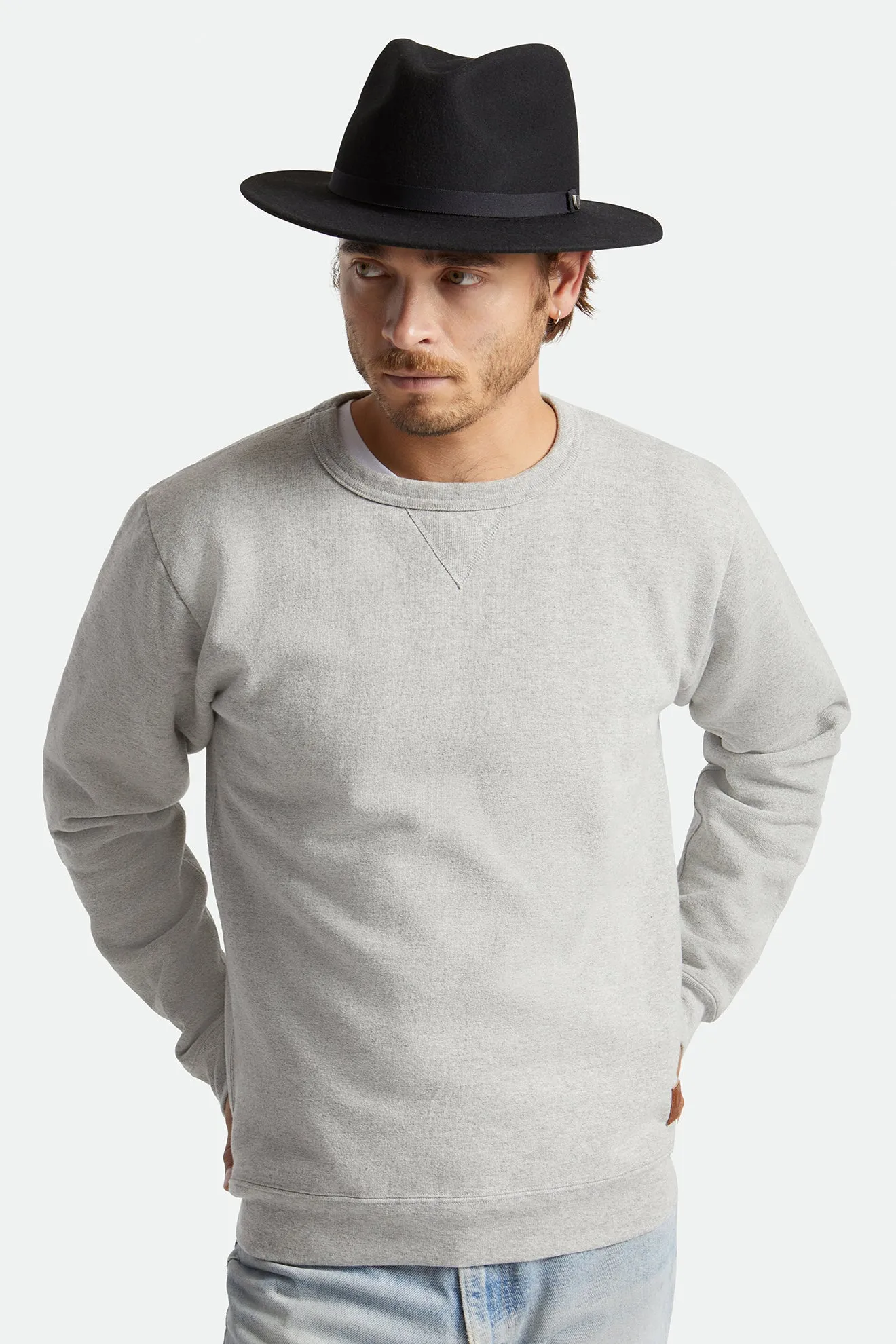 Messer Packable Fedora - Black/Black