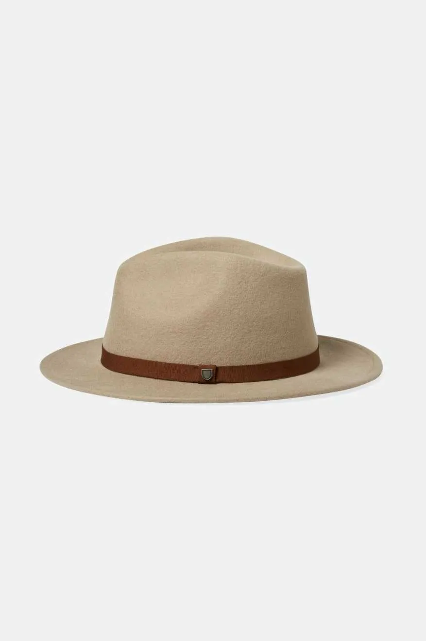 Messer Packable Fedora - Timberwolf/Light Brown