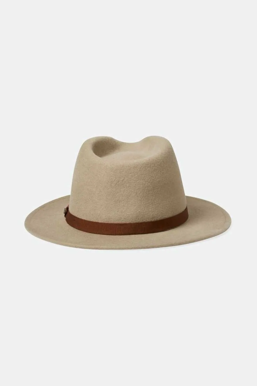 Messer Packable Fedora - Timberwolf/Light Brown