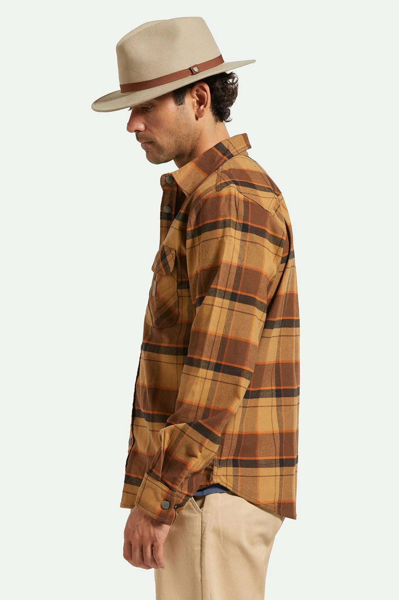 Messer Packable Fedora - Timberwolf/Light Brown