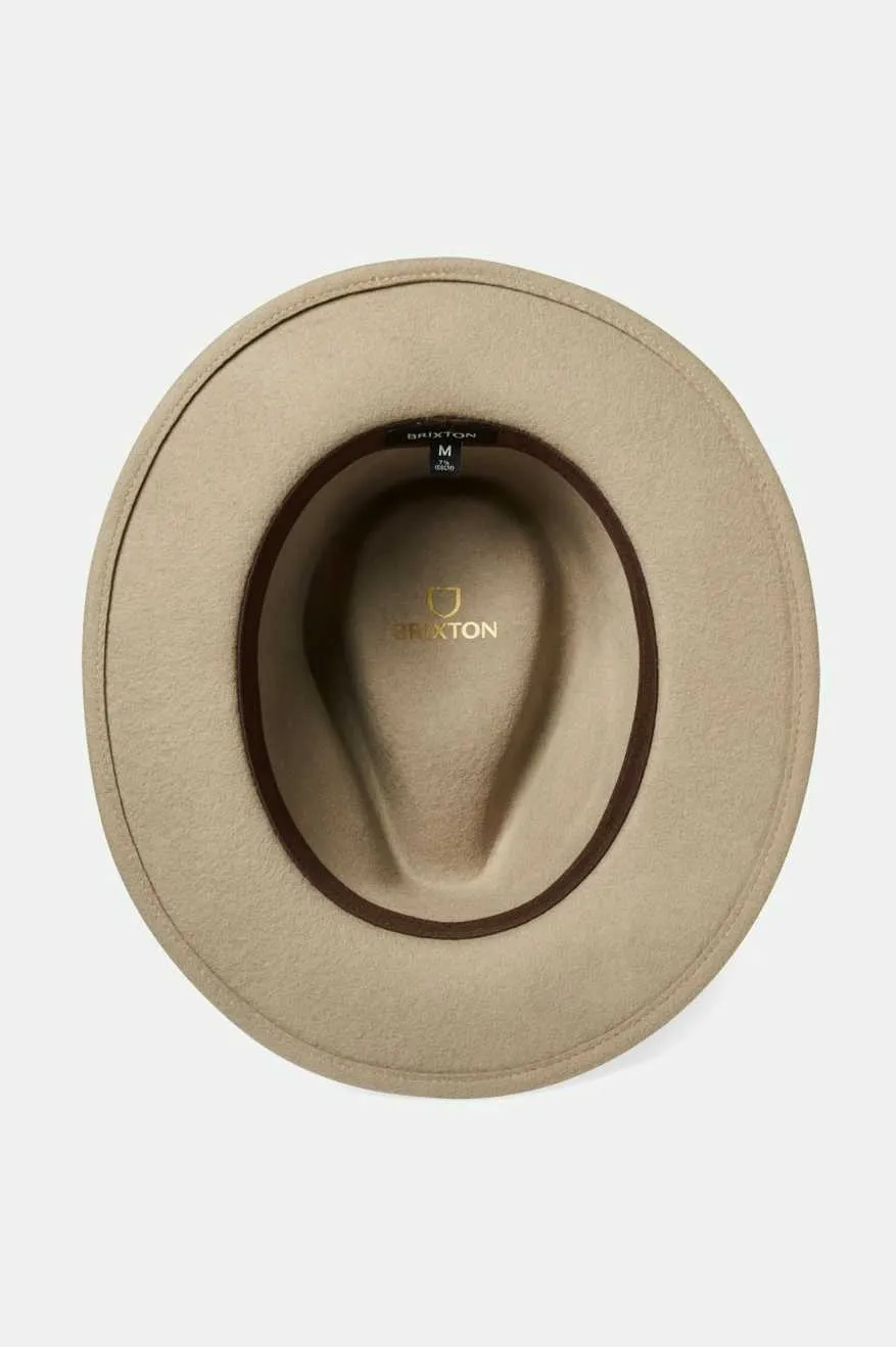 Messer Packable Fedora - Timberwolf/Light Brown