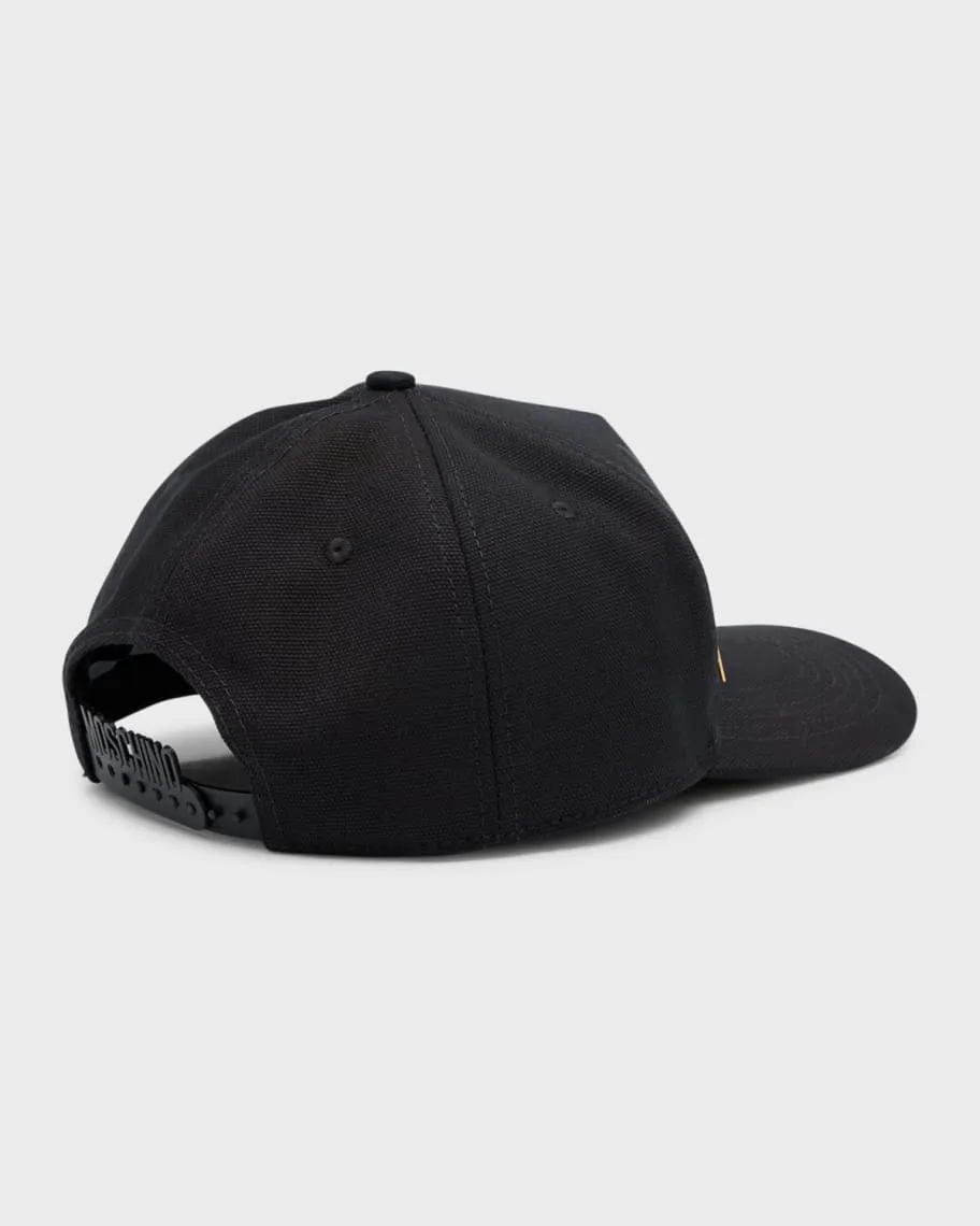 Moschino Men's Cappello Logo 5 Panel Baseball Cap