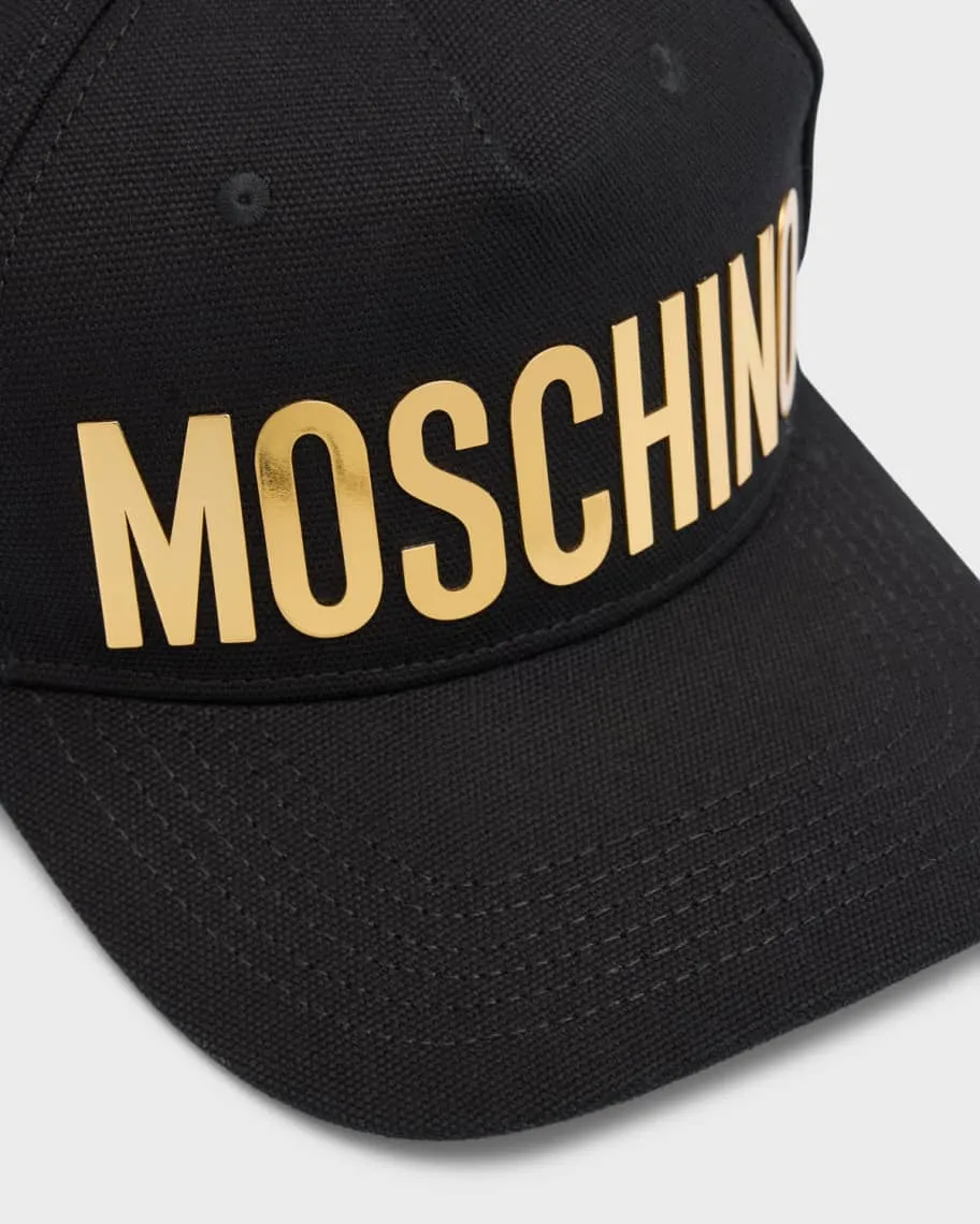 Moschino Men's Cappello Logo 5 Panel Baseball Cap