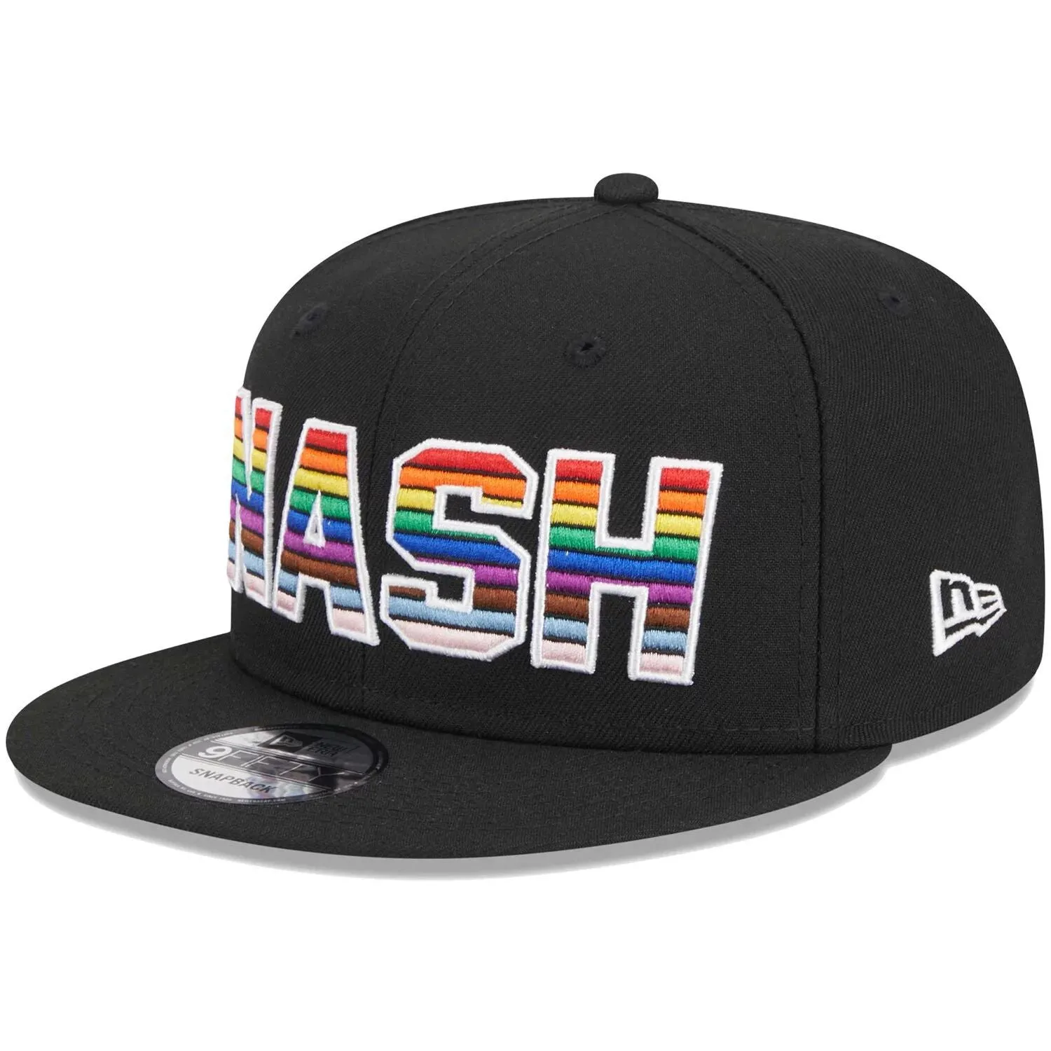 New Era Nashville SC Pride 9FIFTY Snapback Men's Black Cap