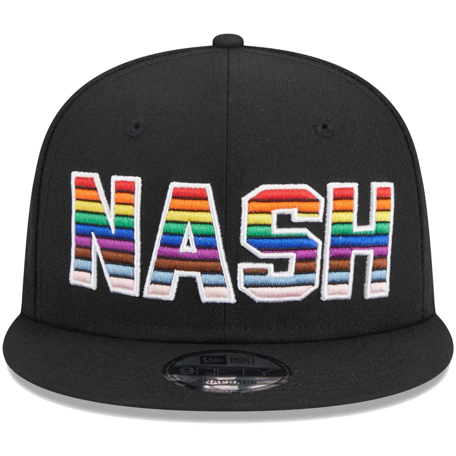 New Era Nashville SC Pride 9FIFTY Snapback Men's Black Cap