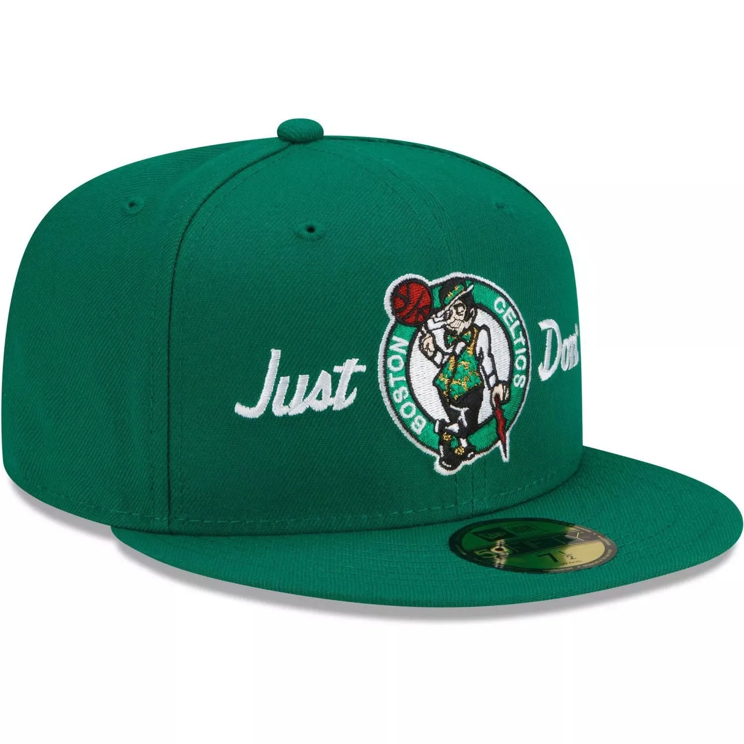 New Era x Just Don Kelly Green Boston Celtics 59FIFTY Men's Fitted Hat