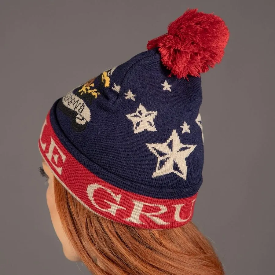 Patriot Pom Pom Beanie