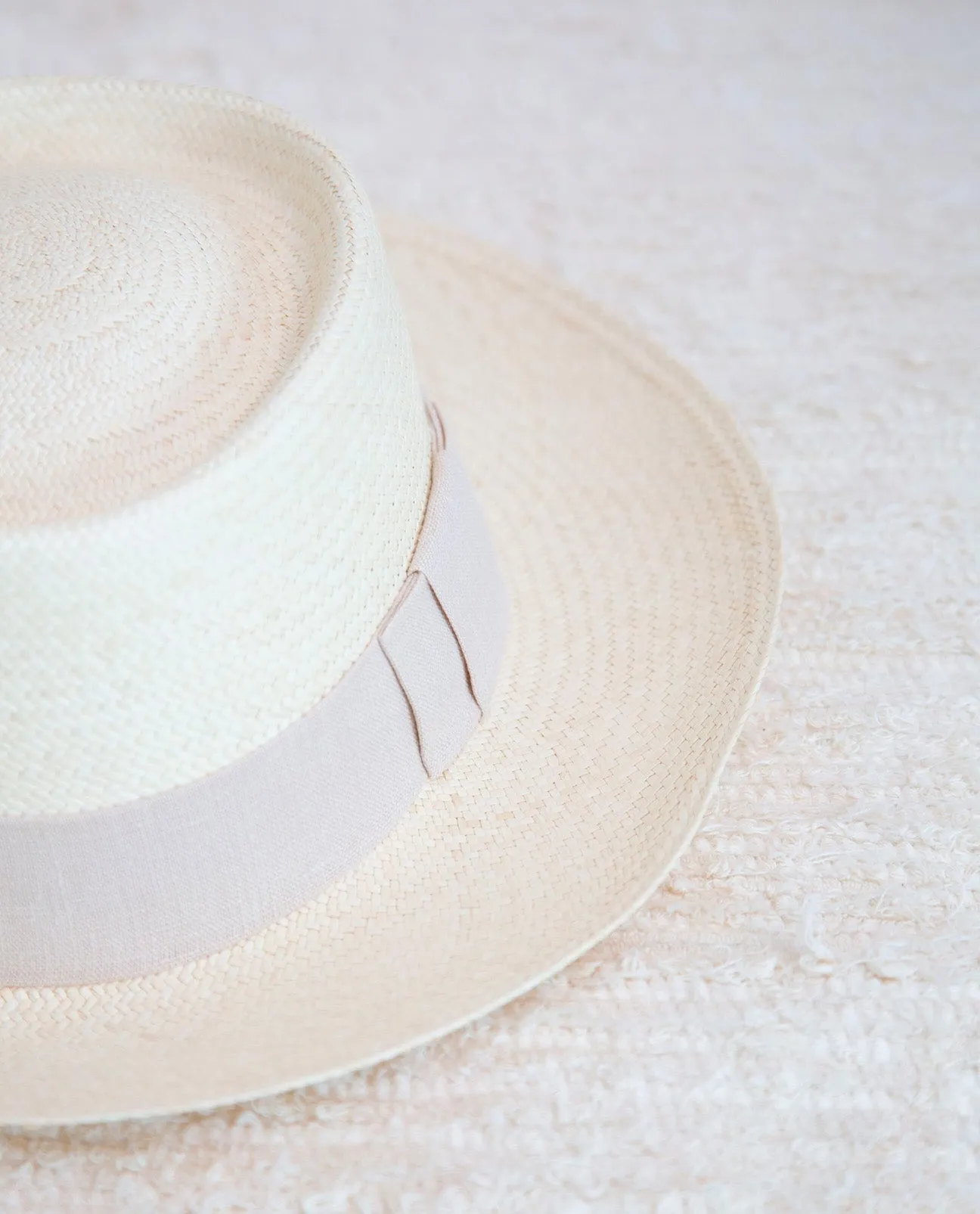 Planter Hat With Bone Trim