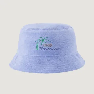 "Club Vacances" Joffre Terry Bucket Hat (Azur Blue Terry)