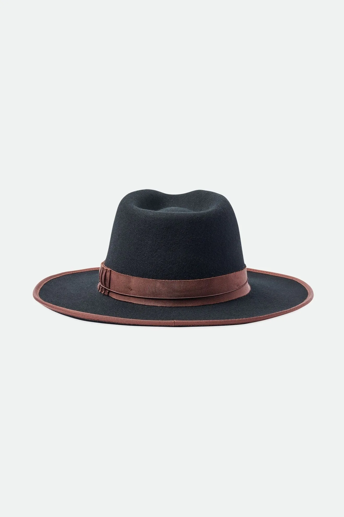 Reno Fedora - Black/Brown