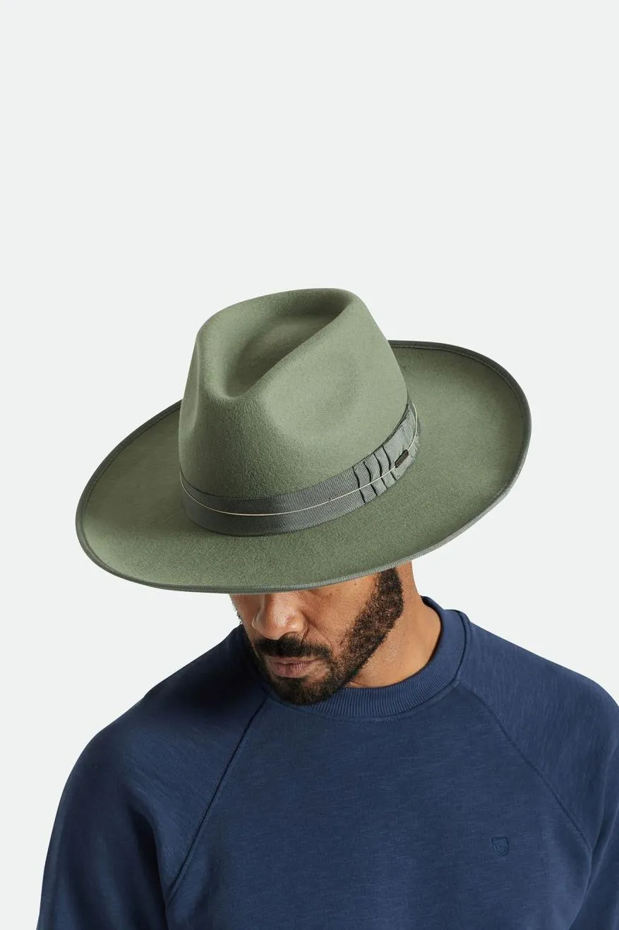 Reno Fedora - Olive Surplus