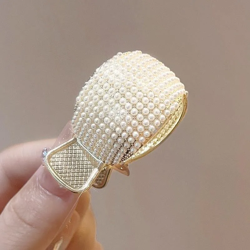 Rhinestones Round Mini Clamps