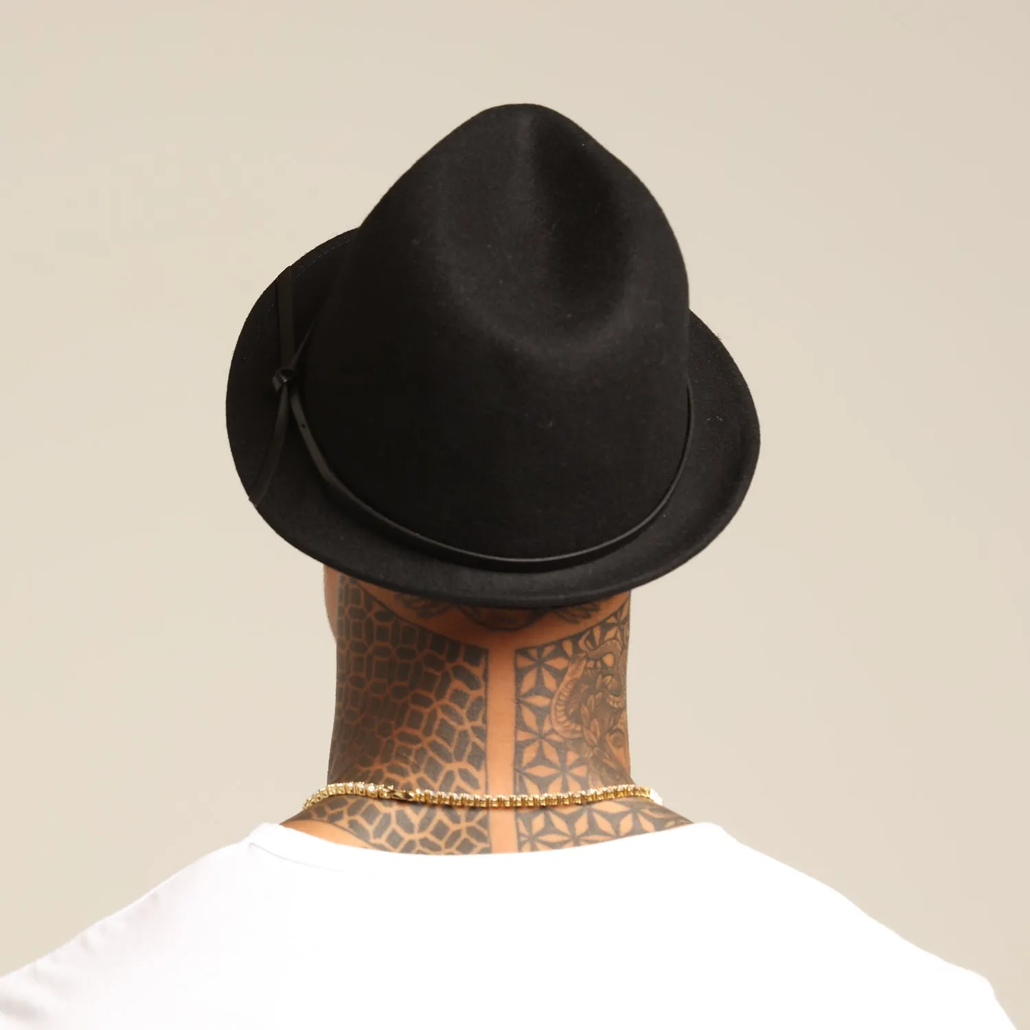 Saint Morta Patron Fedora Black