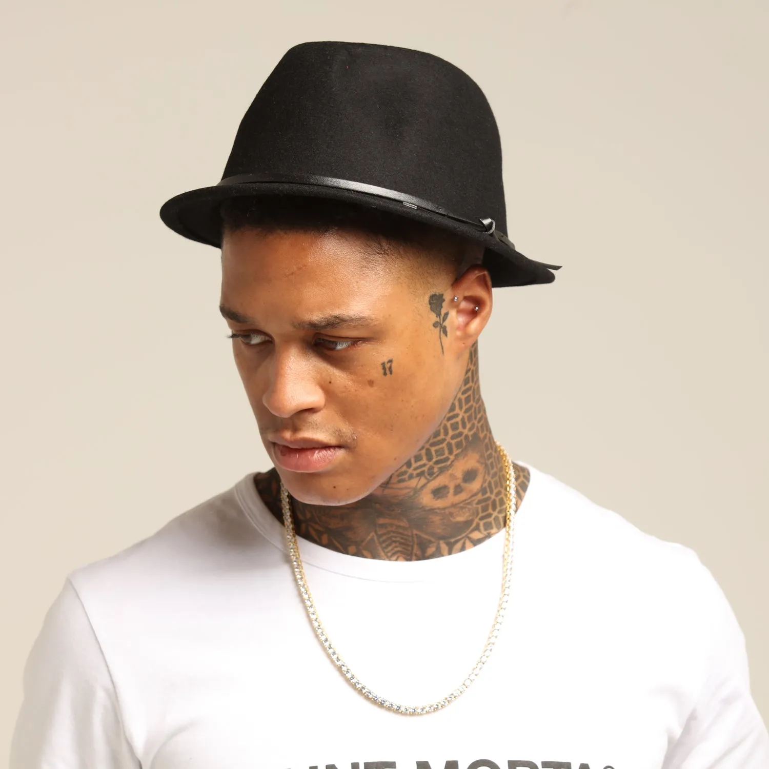Saint Morta Patron Fedora Black