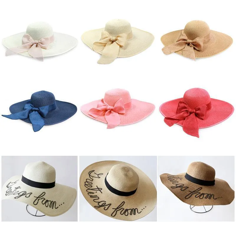 Summer Beach Wide Brim Sun Hats, UPF 50 