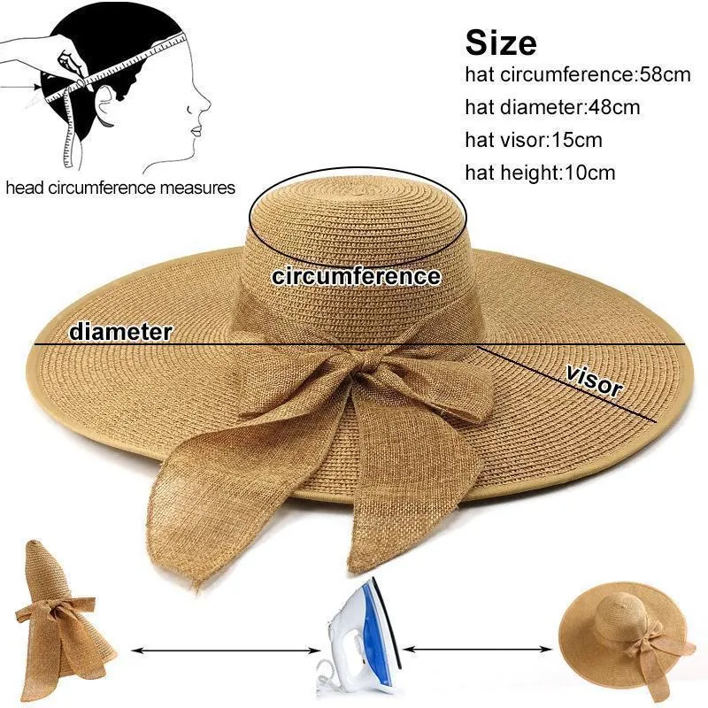 Summer Beach Wide Brim Sun Hats, UPF 50 