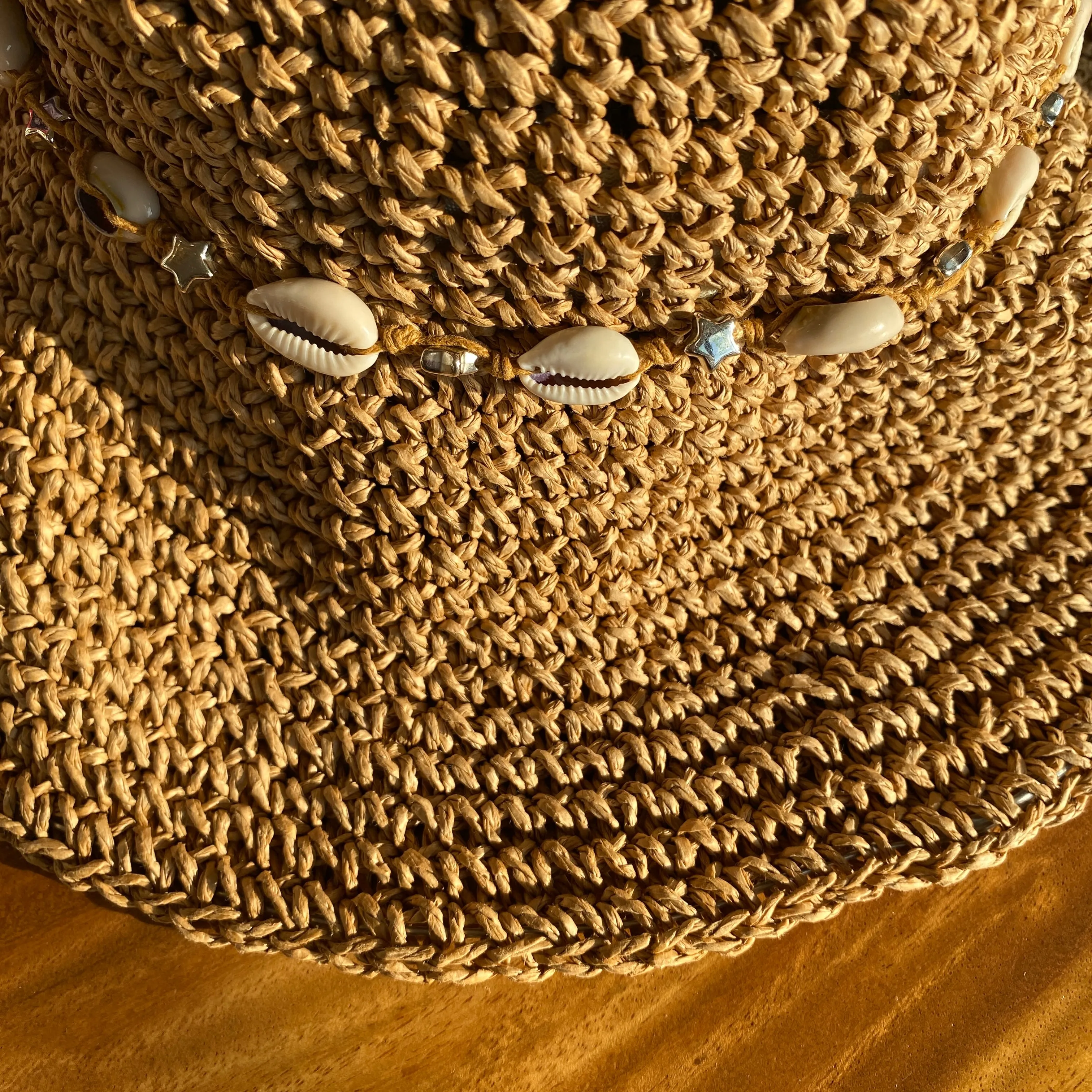 Summer Straw Hats in brown